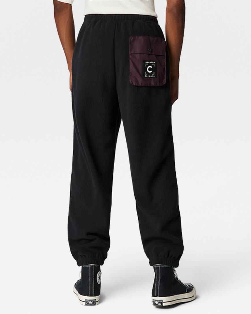 Men's Converse Counter Climate Fleece Pants Black | AU 38C40W